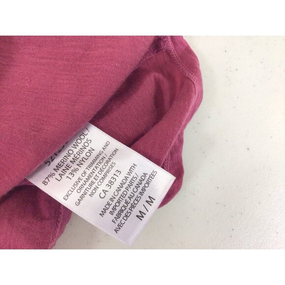 Cloudveil Merino Wool Top Base Layer Womens Medium - Picture 5 of 6